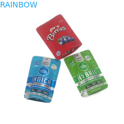 Sacs de cannabis de papier d'aluminium du chanvre 7g 3.5g de fleurs