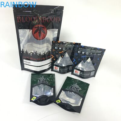 Powder CMYK 120micron Reusable Aluminum Foil Pouch Cbd Gummy