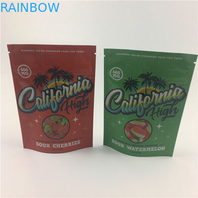 L'mauvaise herbe des biscuits 3.5g VMPET 100micron tiennent la poche pour CBD