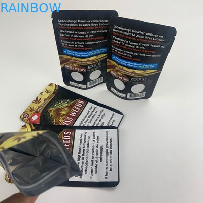 Les plaisanteries d'Obama vers le haut de l'mauvaise herbe de MPET 7*12CM empaquetant Mylar met en sac