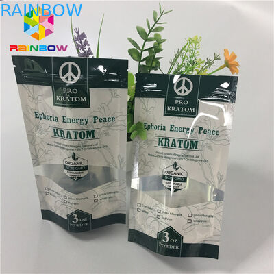 Le zip-lock rescellable de Mylar de preuve d'odeur tiennent des poches avec la fenêtre