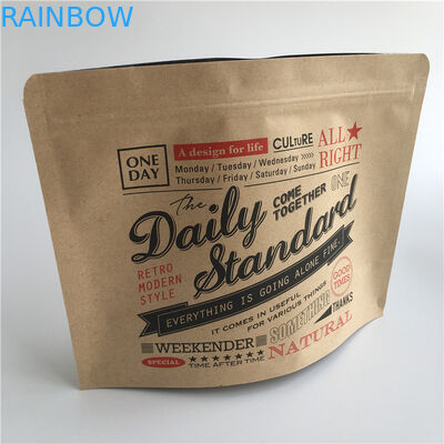 L'emballage de sac de casse-croûte de café de thé de papier d'emballage de soudure à chaud a imprimé étanche à l'humidité