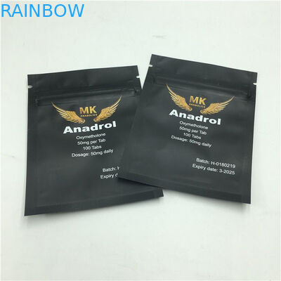 La tirette Matte Snack Plastic Pouches Packaging a imprimé le côté trois scellé