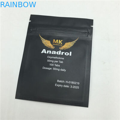 La tirette Matte Snack Plastic Pouches Packaging a imprimé le côté trois scellé