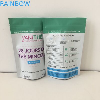 Support de papier d'aluminium vers le haut du sac de casse-croûte de tirette empaquetant Digital imprimé