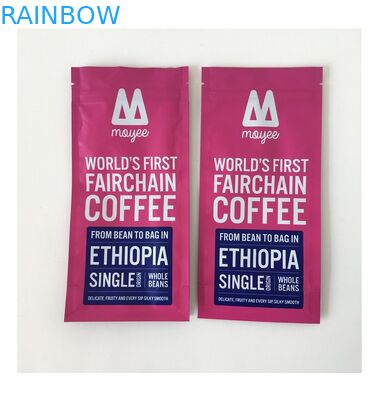 Gousset de côté de soudure à chaud de Bean Packaging Smell Proof With de café de tirette