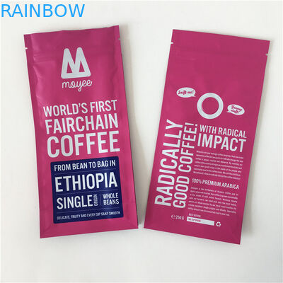 Gousset de côté de soudure à chaud de Bean Packaging Smell Proof With de café de tirette