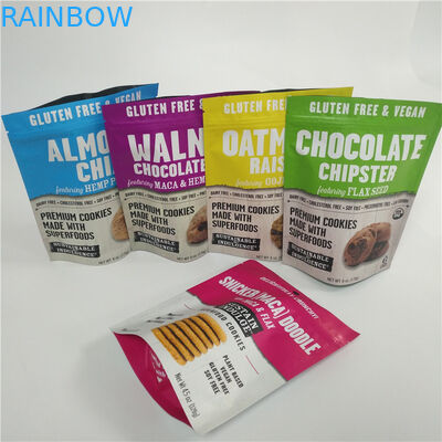 Le support de plastique vers le haut des sacs de empaquetage zip-lock a imprimé la catégorie comestible de 1 gallon