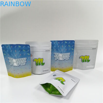 Sugar Zip Lock Mylar Stand vers le haut des sachets en plastique sentent rendre l'impression UV résistante