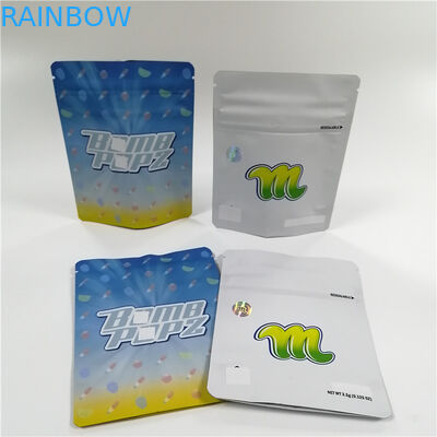 Toucher doux en plastique comestible de sacs de papier d'aluminium de Mylar d'ours gommeux