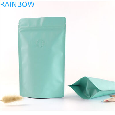 Gravure imprimant des sacs de café de Matte Finish Aluminum Foil Zipper avec la valve