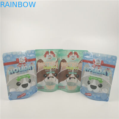 La gravure organique de poche d'aliment pour animaux familiers de biscuits de chien a imprimé le film stratifié