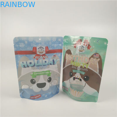 La gravure organique de poche d'aliment pour animaux familiers de biscuits de chien a imprimé le film stratifié