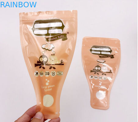 Le stockage de congélation pré stérilisé de lait maternel 8oz met en sac la double tirette scellée