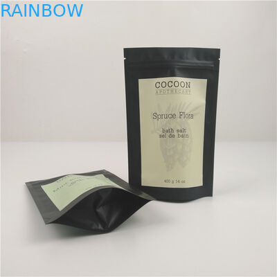 La tirette étanche à l'humidité de 14 onces déjouent les poches rescellables pour le corps frottent