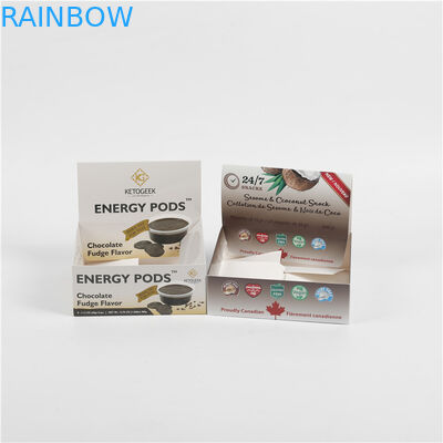 Biscuits 50g Matte Display Paper Box Foldable Convient de casse-croûte