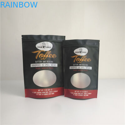 Fait sur commande imprimé a stratifié l'emballage alimentaire comestible de sucrerie de Mylar avec la fenêtre