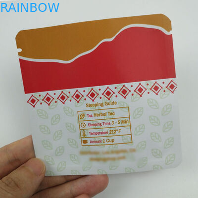 La catégorie comestible de sac de papier d'aluminium de soudure à chaud de Mylar de thé sentent l'impression de gravure de preuve