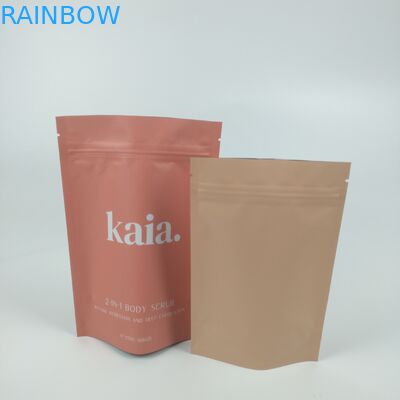 Le plastique cosmétique tiennent le sac Matt Finished Resealable de barrière de tirette