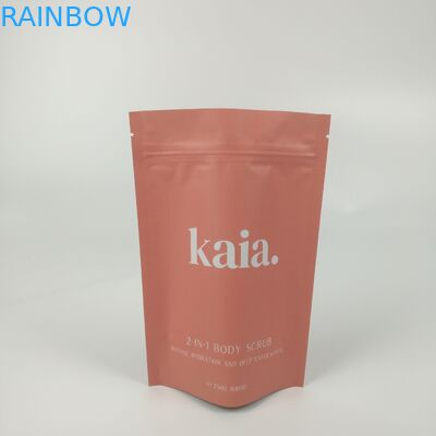 Le plastique cosmétique tiennent le sac Matt Finished Resealable de barrière de tirette