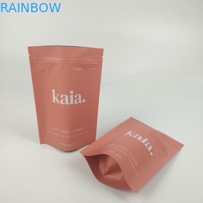 Le plastique cosmétique tiennent le sac Matt Finished Resealable de barrière de tirette