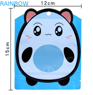 Le côté de la forme irrégulière 3 a soudé à chaud des sachets en plastique sentent la preuve pour la sucrerie