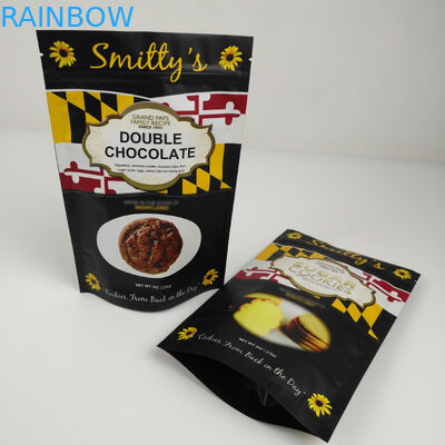 Sacs zip-lock écologiques de Matt Aluminum Foil Stand Up pour la nourriture d'écrous