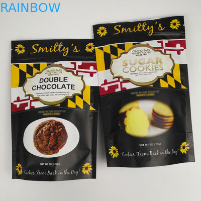 Sacs zip-lock écologiques de Matt Aluminum Foil Stand Up pour la nourriture d'écrous