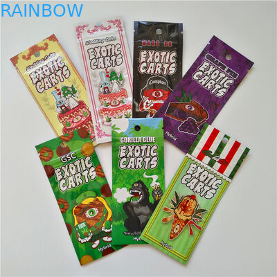 La coutume a imprimé le sac de empaquetage zip-lock rescellable comestible de Mylar d'odeur de preuve d'ours gommeux recyclable de mauvaise herbe