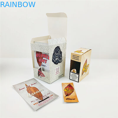 La boîte adaptée aux besoins du client Grabba de Logo Printed Paper poussent des feuilles des boîtes de papier d'emballage pour la feuille de Grabba