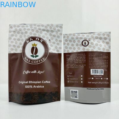 Matte Aluminum Foil Stand vers le haut de l'emballage de empaquetage de café de poche met en sac des sacs de Mylar