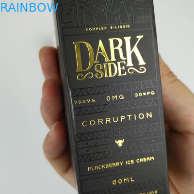 Boîte cosmétique faite sur commande d'emballage de papier de Logo Printed Rectangular Glossy Foldable pour des bouteilles de soins de la peau de sérum d'essence de parfum