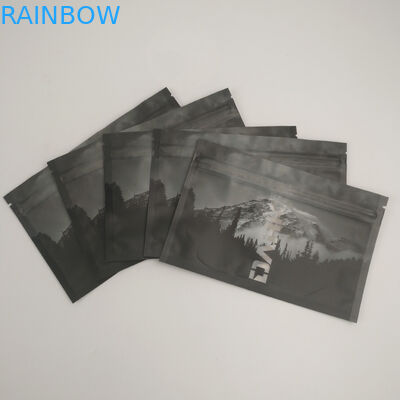 Serrure rescellable de fermeture éclair de Front Back Window Heat Sealed de preuve claire d'odeur empaquetant le joint latéral Doypack du stockage trois de nourriture de Mylar