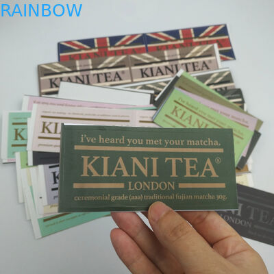 Acceptez l'OEM fait sur commande de logo que Fashionabl a imprimé les autocollants imperméables d'étiquette adhésive de label adhésif de vin d'autocollants