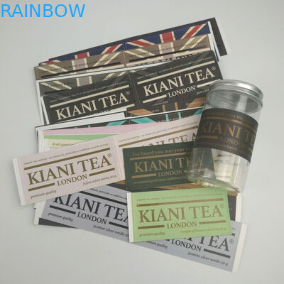 Acceptez l'OEM fait sur commande de logo que Fashionabl a imprimé les autocollants imperméables d'étiquette adhésive de label adhésif de vin d'autocollants