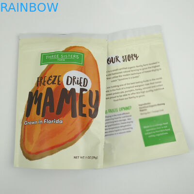 Support vers le haut de sachet en plastique de serrure de fermeture éclair/de support vers le haut de sac de poche/de support papier d'aluminium vers le haut de sac avec le sac d'emballage de casse-croûte de nourriture de tirette