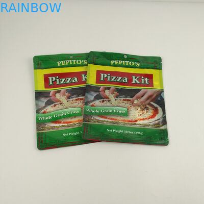 Le sac de nourriture emballant l'aluminium fait sur commande de café de sacs de Logo Smell Proof tiennent le support imprimé de poche vers le haut des sacs emballant la pizza