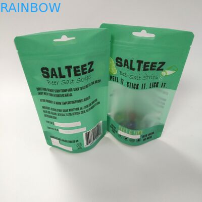 La fenêtre claire CMYK 100mic tiennent la poche de tirette avec la tirette