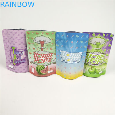 le zip-lock de preuve d'odeur de 100g VMPET met en sac la matte résistante de soudure à chaud d'enfant