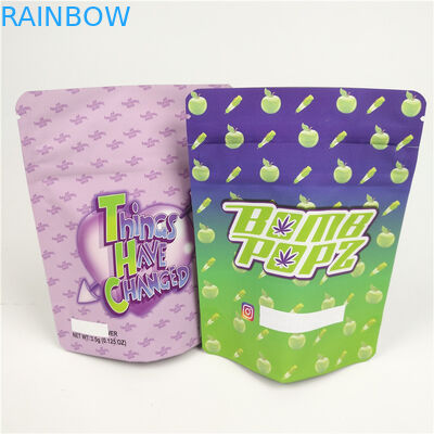 Mylar matériel stratifié met en sac la couverture en plastique VMPET d'emballage de fines herbes d'encens