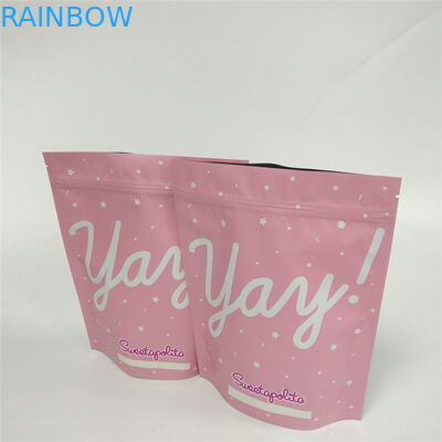 Le MOPP a métallisé le zip-lock de papier aluminium met en sac Matte Frosted Printing