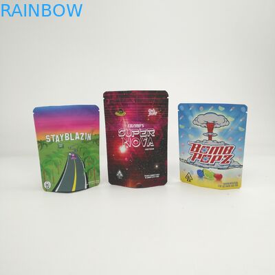 Les biscuits adaptés aux besoins du client du logo 3.5g 7g 14g 28g 1pound tiennent des sacs pour des cannabis Runtz de Kush Haze Herb CBD