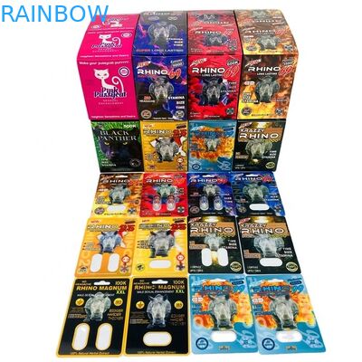 Carte de papier de boursouflure de la carte 500k 3D de boursouflure de pilule de sexe de GV d'hologramme avec la boîte de présentation