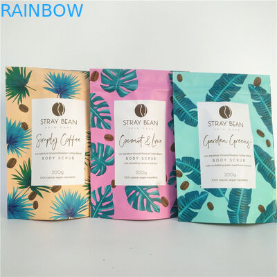 Poche mate de Mylar de papier d'aluminium du sac 100g 200g d'emballage de sel de Bath de vmpet d'OPP