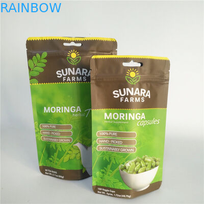 L'emballage alimentaire rescellable stratifié de GV du film VMPET met en sac 110mic pour le thé/écrous