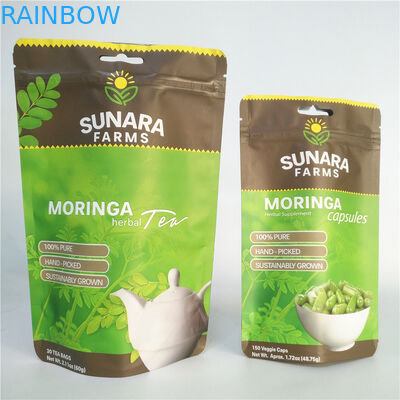 L'emballage alimentaire rescellable stratifié de GV du film VMPET met en sac 110mic pour le thé/écrous