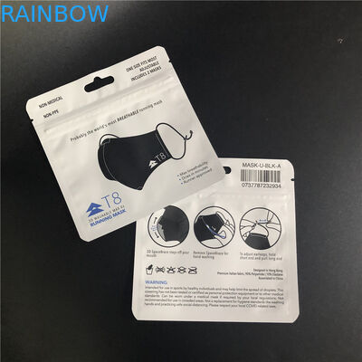 Sac en plastique d'emballage de détail de Cmyk MPET Vmpet classieux pour des chaussettes de nourritures