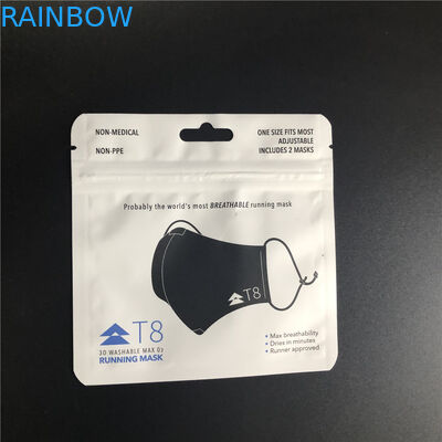 Sac en plastique d'emballage de détail de Cmyk MPET Vmpet classieux pour des chaussettes de nourritures