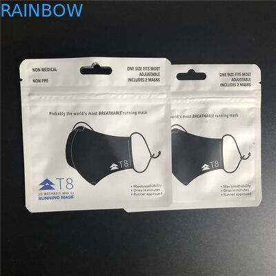 Sac en plastique d'emballage de détail de Cmyk MPET Vmpet classieux pour des chaussettes de nourritures