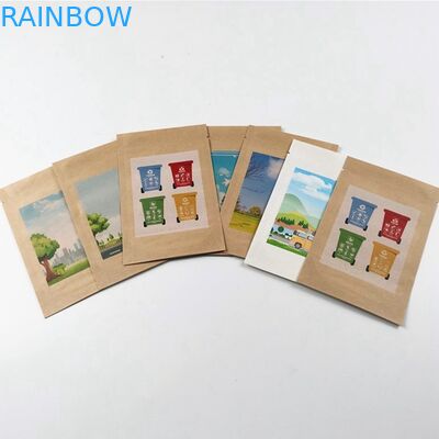 Le PLA de sac d'emballage de papier de fruit de GV MOPP 50mic de fécule de maïs a rayé